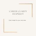 Career Clarity Snapshopt